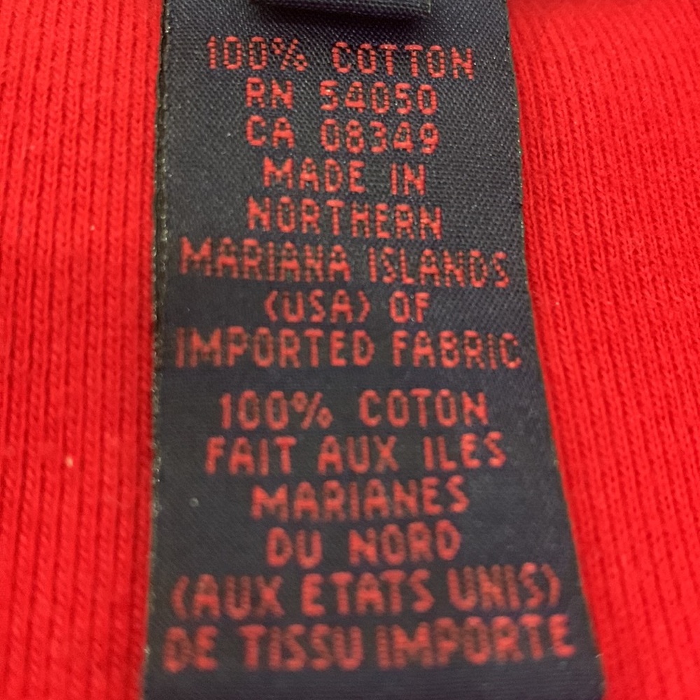 Like 🆕Made in USA RALPH LAUREN VTG Y2K 💯% Cotton 3/4 Sleeves Cropped Top - Picture 11 of 15